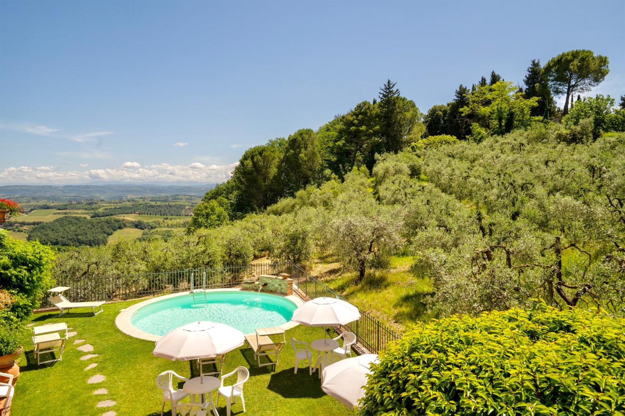 Casa Vacanze Con Piscina A San Gimignano Aparthotel Εξωτερικό φωτογραφία